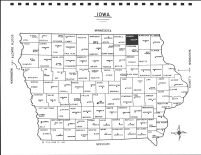 Iowa State Map, Howard County 1998